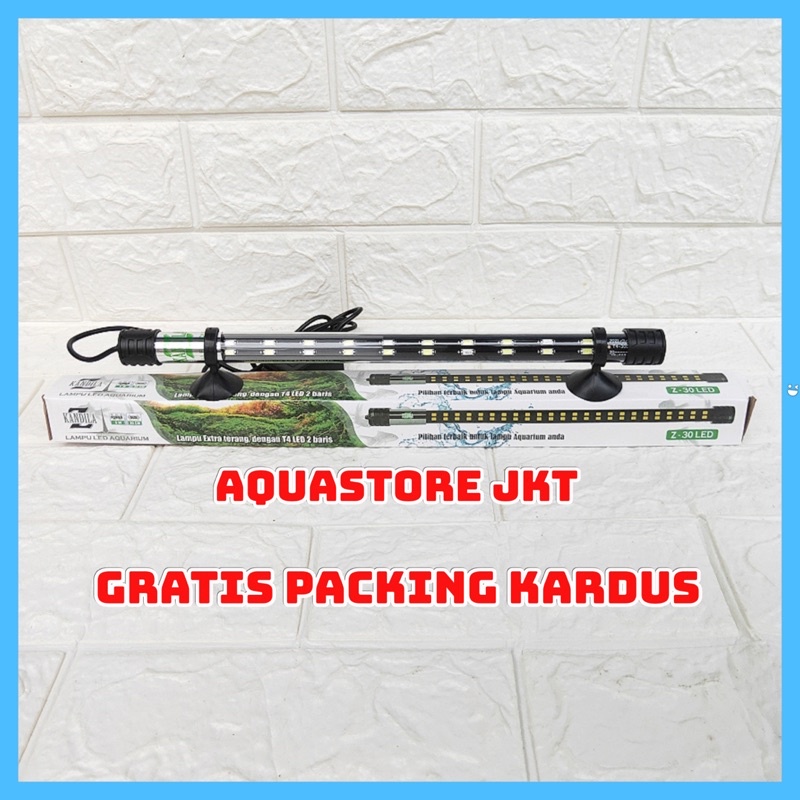 LAMPU AQUARIUM CELUP KANDILA Z LED 2 BARIS 40CM 30CM 20CM LED - LAMPU AQUARIUM AQUASCAPE 20 CM 30 CM 40 CM