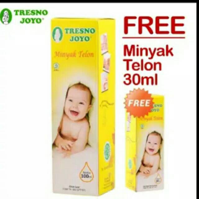 Tresno Joyo Minyak Telon 100 mL + Minyak Telon 30 mL ORIGINAL-BPOM