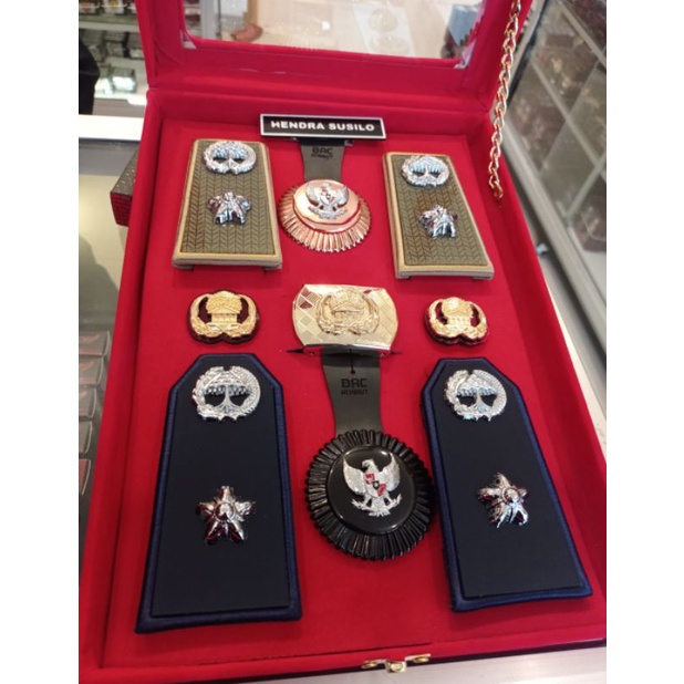 PANGKAT LURAH KADES KEPALA DESA PDH PDU SATU SET BOX CUSTOM