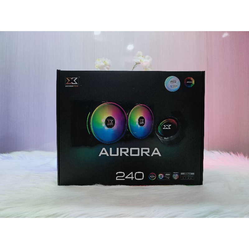 Fan Xigmatex Aurora 240 AIO Liquid Cooler ARGB LED New ex Display Berkualitas