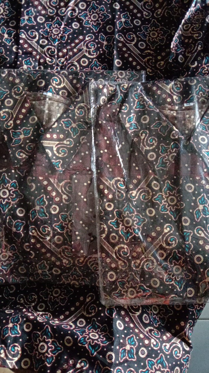 Batik Couple Keluarga Sania Ruffle Ori Ndoro Jowi Dnt Motif Mataram Termurah Shopee