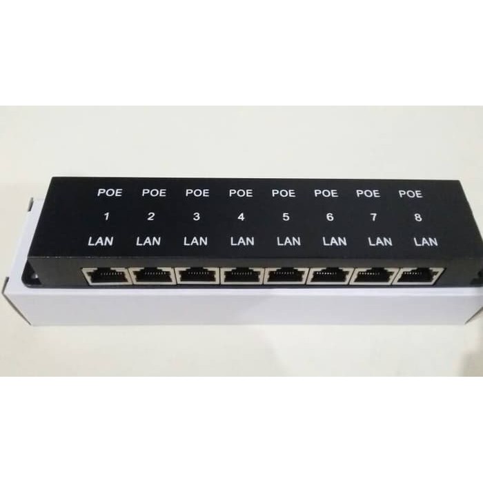 Poe Passive 8 Port (blm termasuk adaptor)