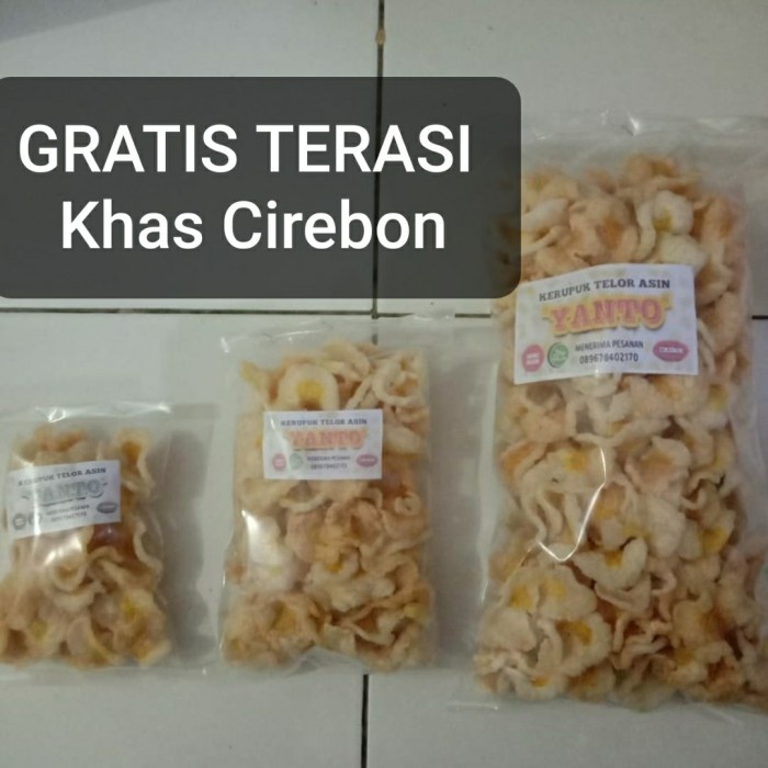 

NEW Kerupuk telor asin matang kecil