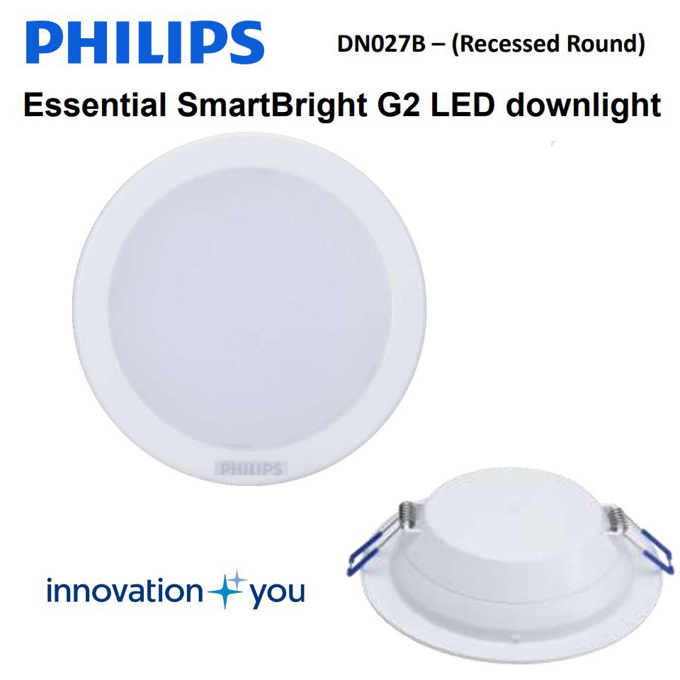 PHILIPS DOWNLIGHT 027B LED12/CW D150 6&quot; 15W