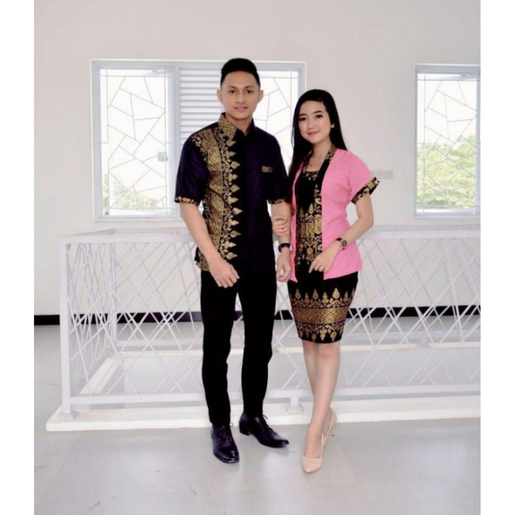 BATIK COUPLE RNB KEBAYA PENDEK ROK SPAN PENDEK ANJANI GOLD