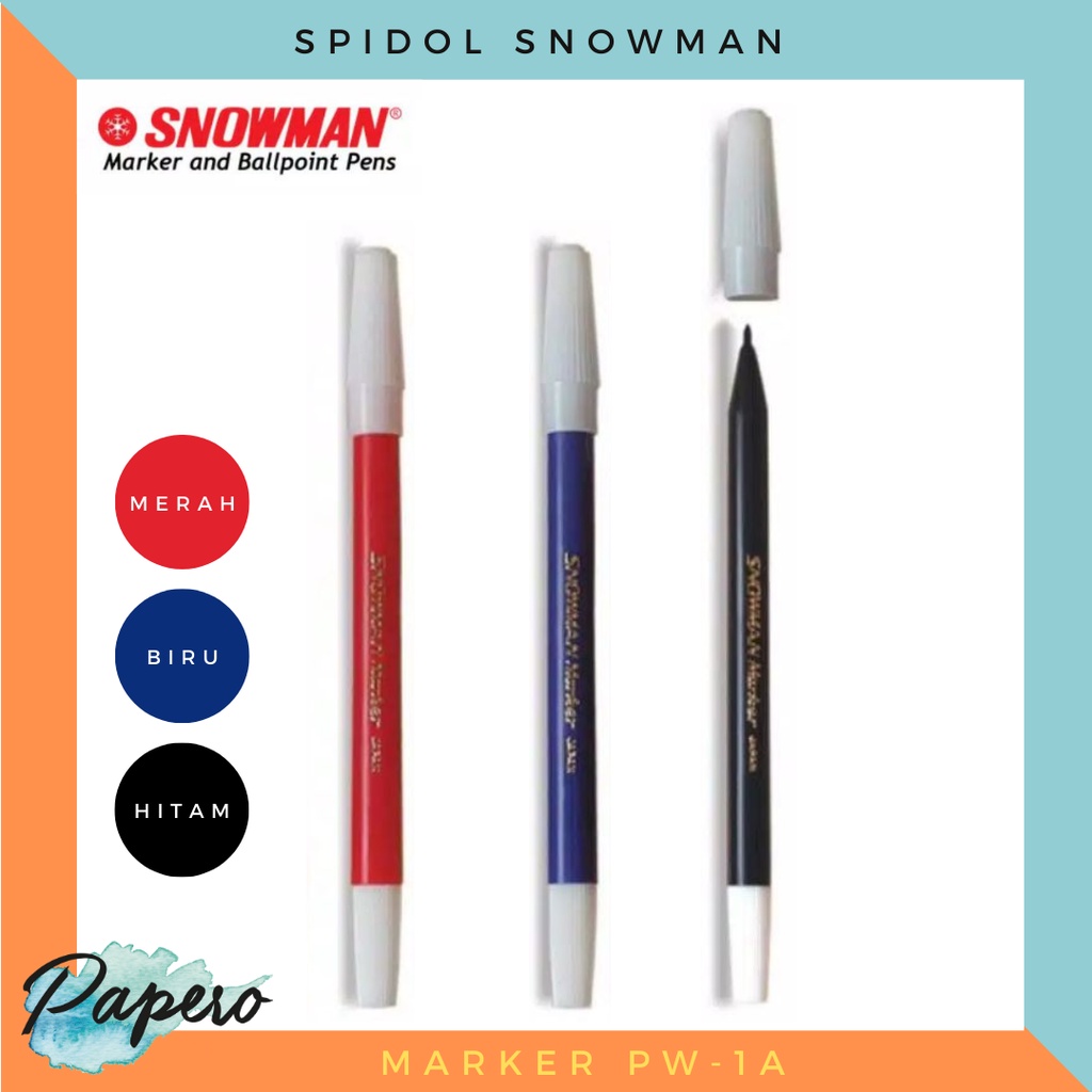 

Spidol / Pensil Marker Kecil Snowman PW-1A