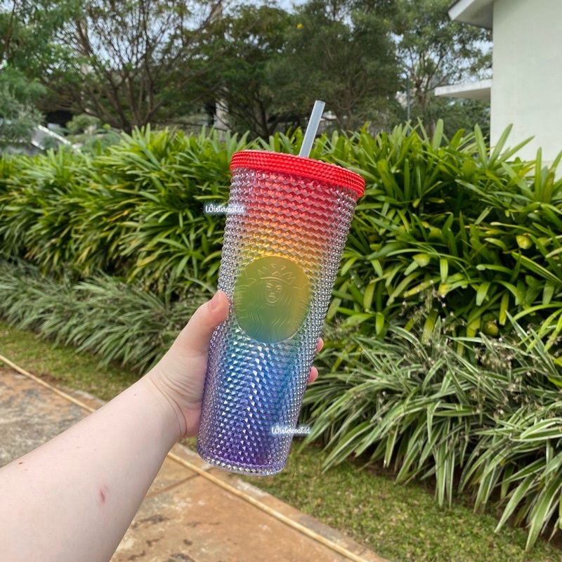 Tumblr studded starbucks botol minum starbuck china