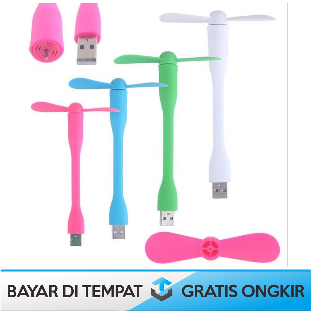 FAN HP KIPAS ANGIN MINI OTG COLOK MICRO USB SMARTPHONE PORTABLE MURAH