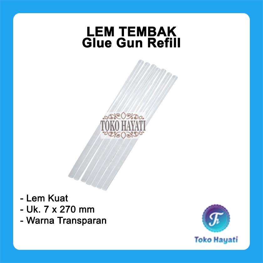 

Lem Stick Tembak Lem bakar / Isi Ulang Refill Glue Gun Kecil
