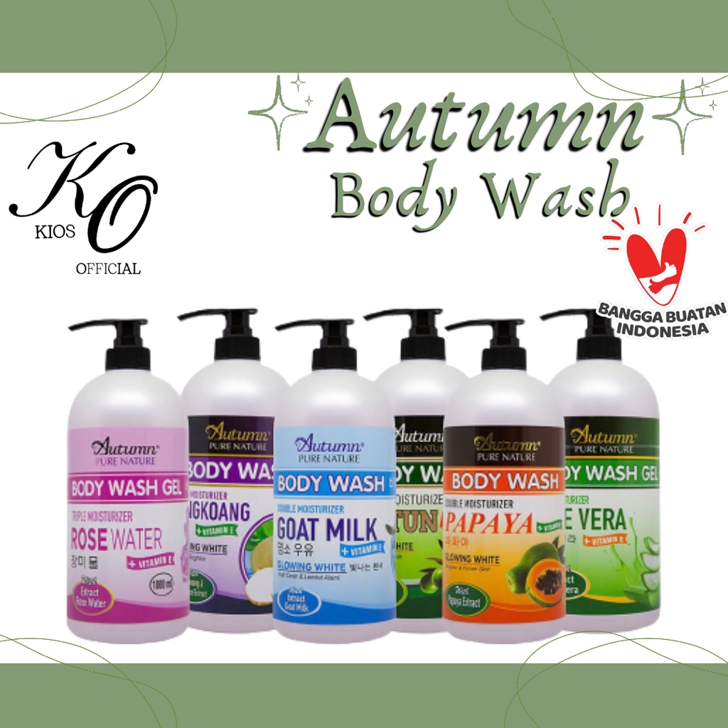 Autumn Body Wash Sabun Mandi Cair 1000ml