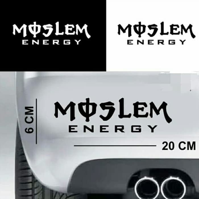 

Stiker moslem energy