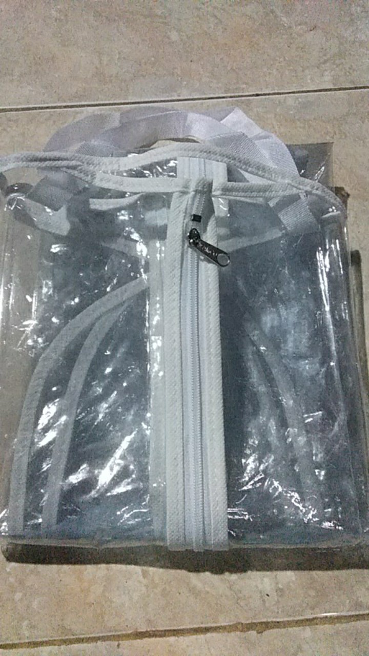 Cover Tas Gaun Plastik Mika / Sarung Tas Baju Pengantin / Cover Gantungan Gaun / Pelindung Baju Gaun