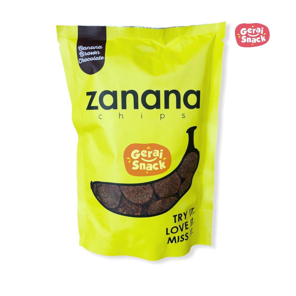 Keripik Pisang Zanana Chips Kemasan Small Bumbu Tebal dan Renyah 80g