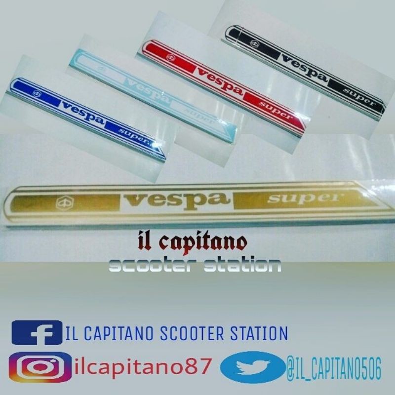 sticker tepong vespa super