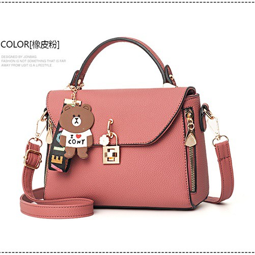 JK 333 TAS SELEMPANG WANITA IMPORT SLINGBAG Y109021 U3367 T464 C8394  E571  PX238 Z10902 KUNING KUNYIT