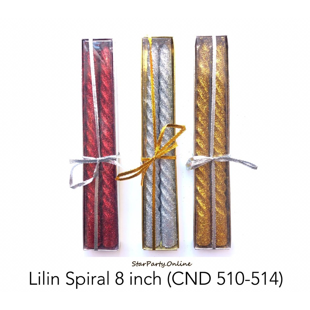 Lilin Spiral 8 inch /Lilin Spiral /Lilin