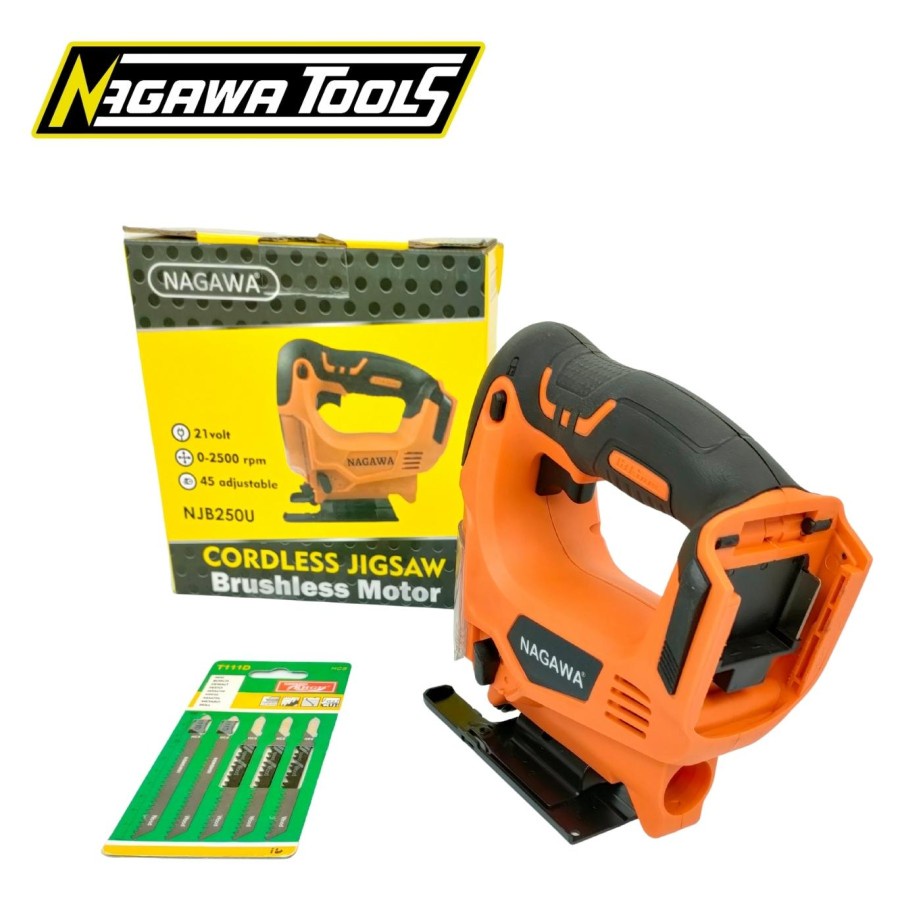 cordless jigsaw mesin gergaji ukir baterai NAGAWA NJB250U UNIT ONLY