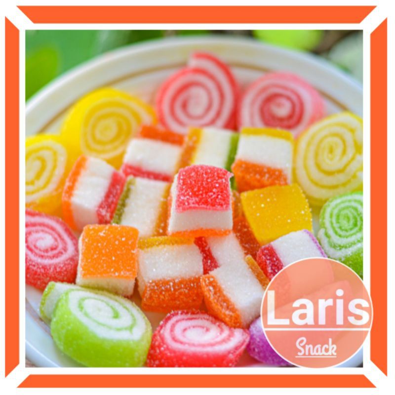 

Jelly Thailand ( Roll & Kubus Kotak ) Permen Jelly Rasa BUAH Thailand Kiloan Asli / LarisSnack