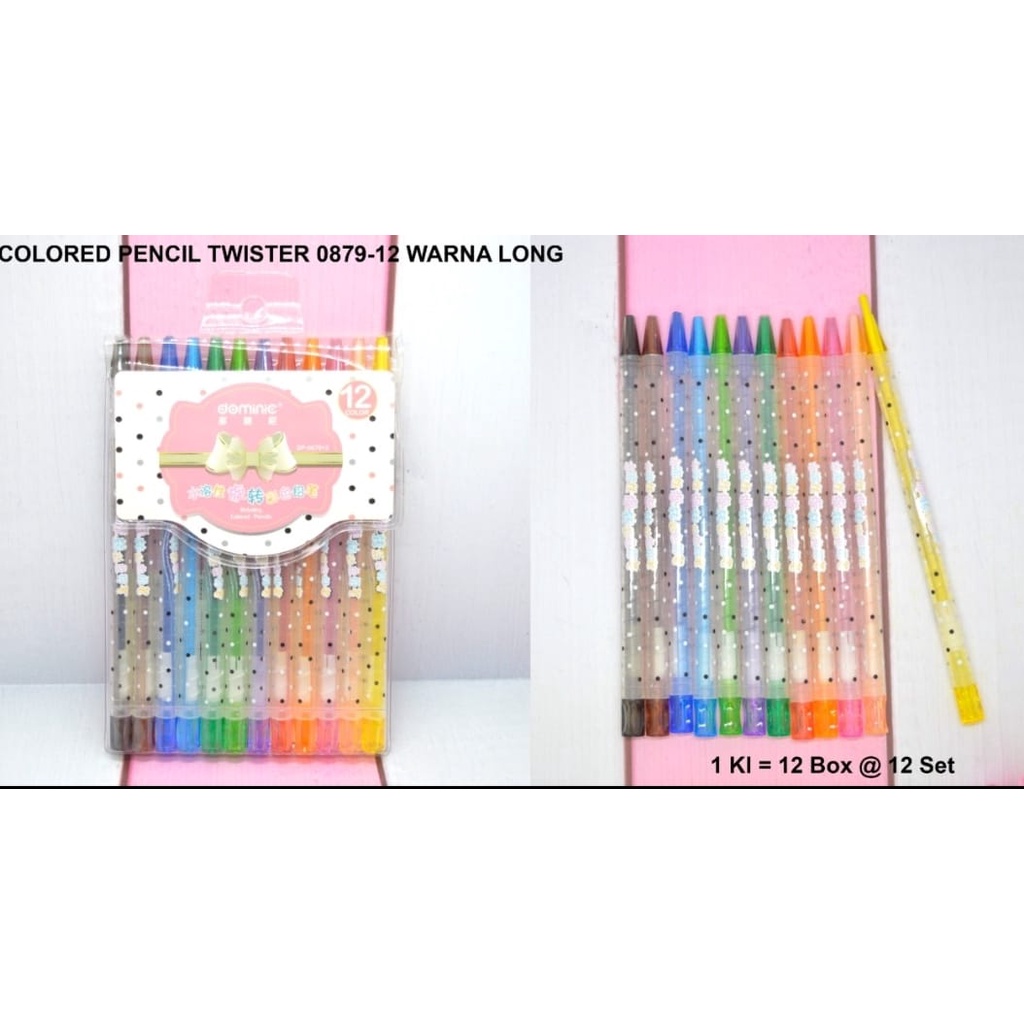 

pensil warna putar dominic 12 warna ( bukan crayon)
