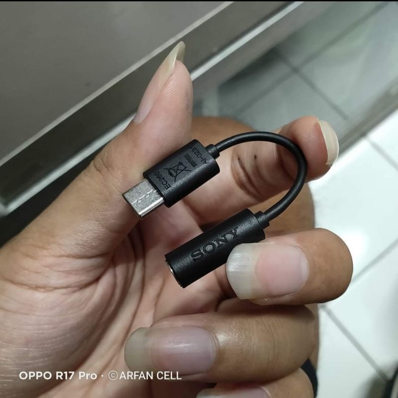 Converter Dongle Jack Audio 3.5mm to Type C Original Sony