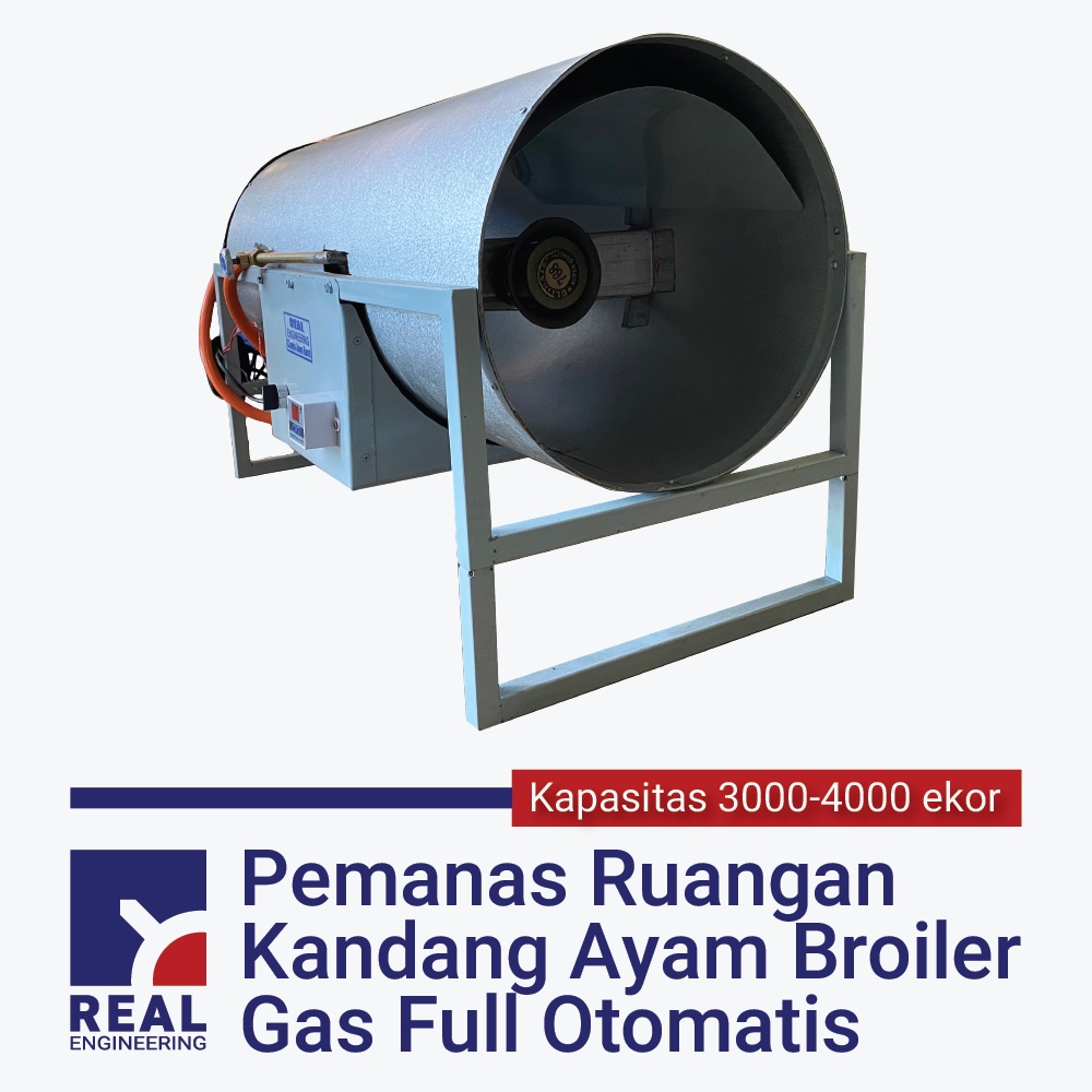 Pemanas Gas Otomatis Kandang Ayam Broiler