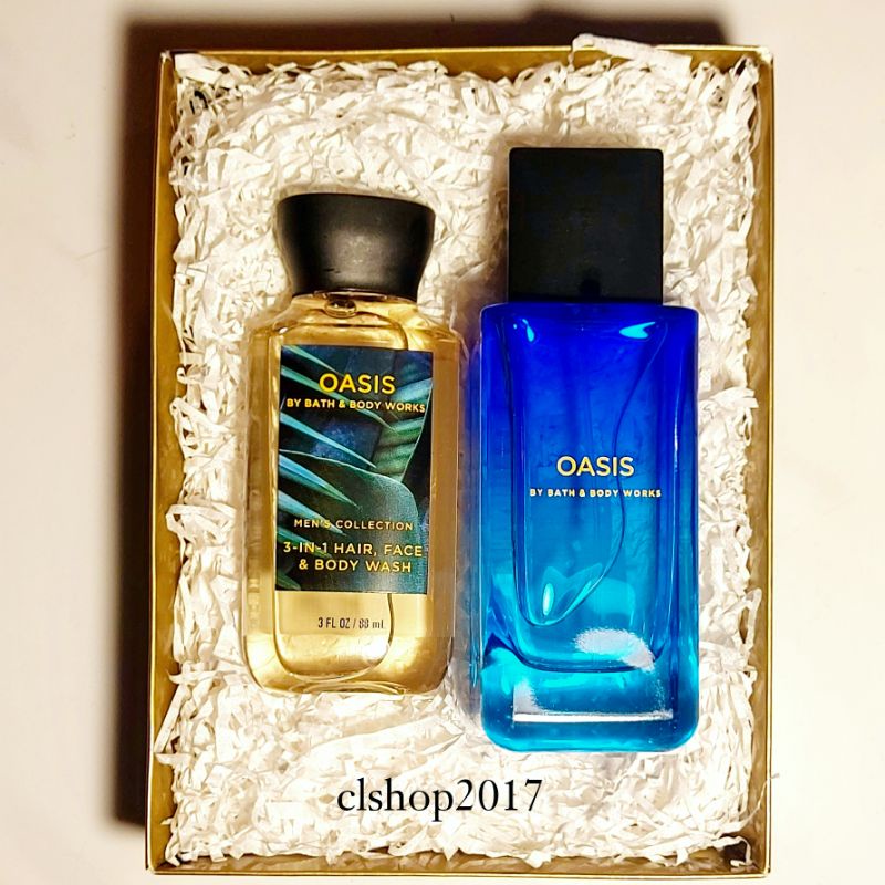 BBW MEN OASIS GIFT SET PAKET BATH &amp; BODY WORKS