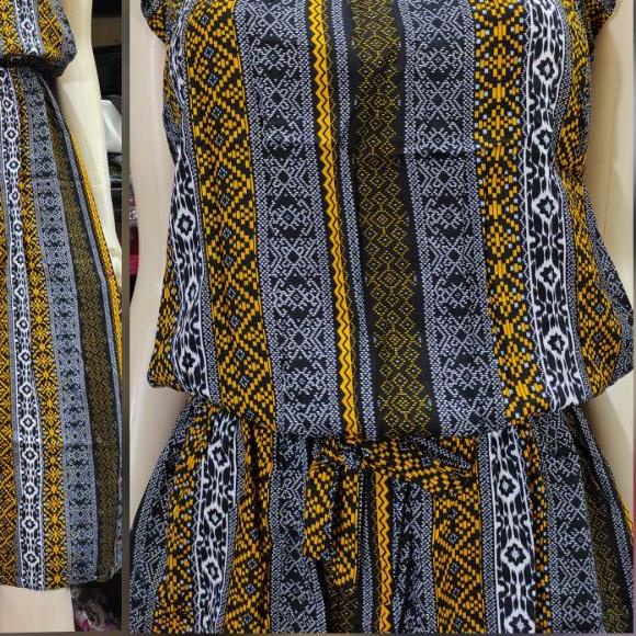 ❅ Jumpsuit bali jumbo LD 110 celana 3/4 ◘