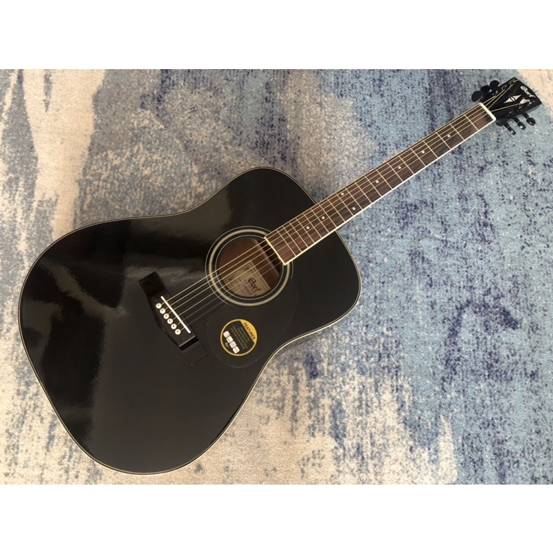 Gitar Akustik Jumbo Cort Warna Hitam