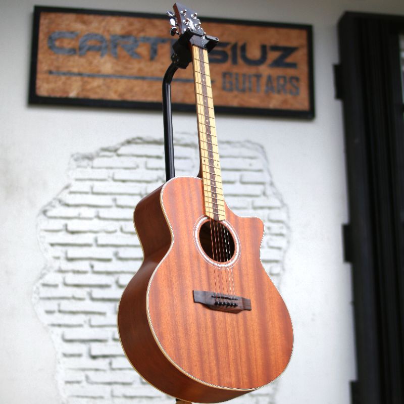 BANYAK BONUS GITAR AKUSTIK ORIGINAL CARTESIUZ SA-600 MGC BROWN BISA DIPASANG ELEKTRIK