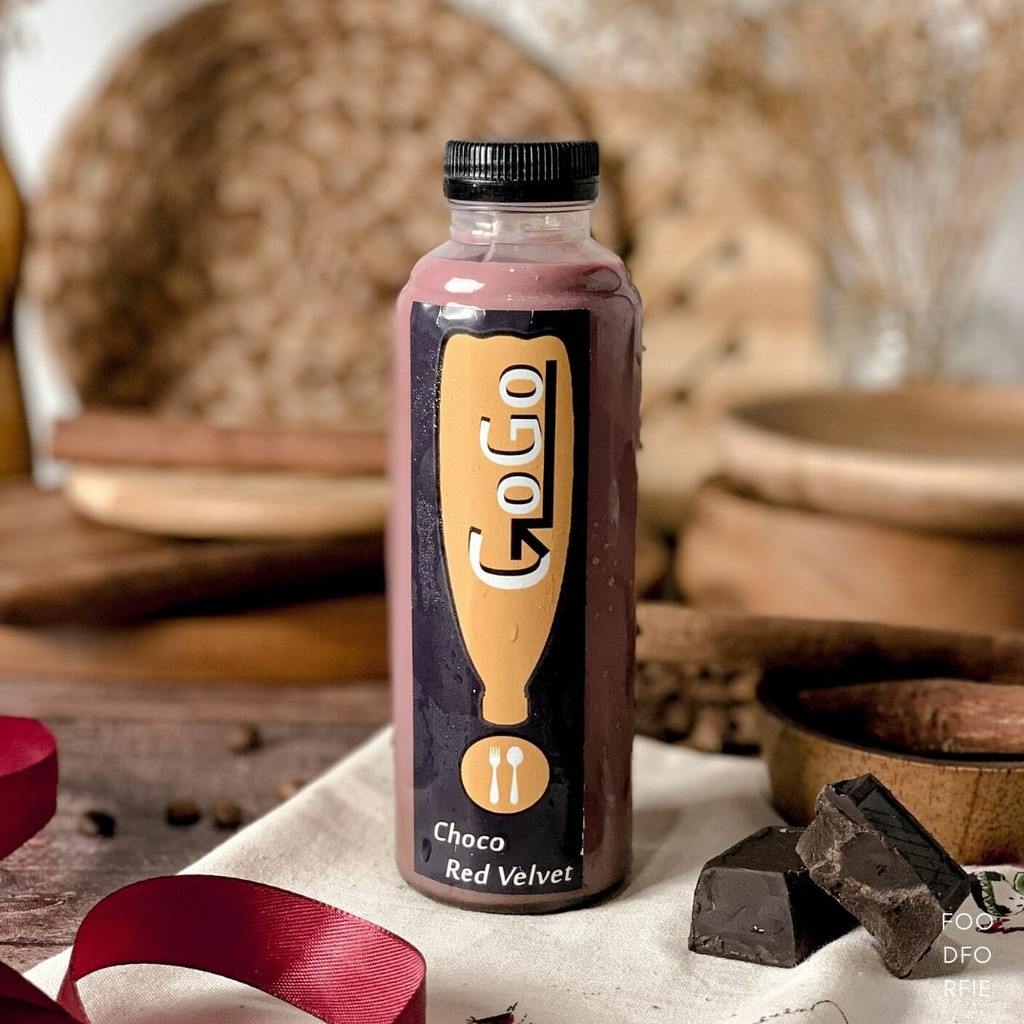 

GoGo Choco Red Velvet - 250 ml (botol) Non-Coffee - Non-Kopi