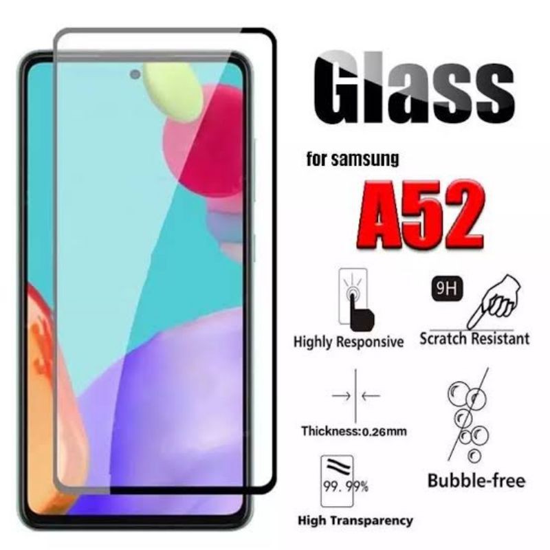 Tempered Glass Samsung A31/A32/A33/A51/A52 A52S/A53/A71/A72/A73 Anti Gores Full Cover