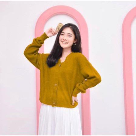 zelline official cardigan rajut shireen terbaru