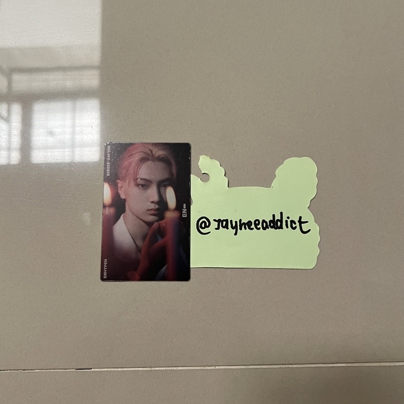 Enhypen Jay lucky draw m2u bdo ld pc photocard