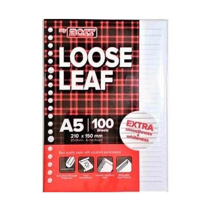 

Loose Leaf A5 Ring 20 Kertas Refill Binder Agenda Buku Catatan Sekolah Budgeting Keuangan Daily Financial Planner