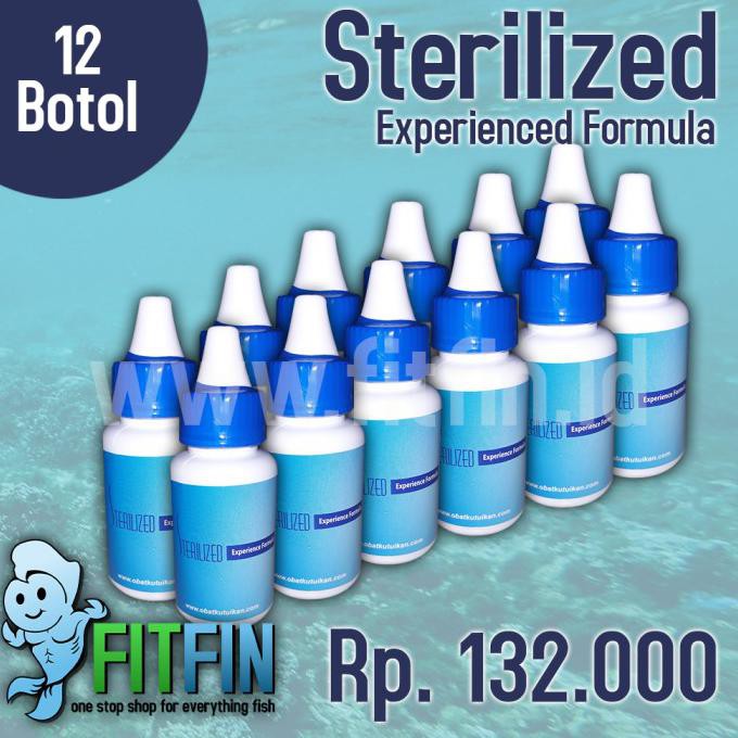

Sterilized Experienced Formula Obat Ikan Cupang Koi Arowana dll 12 btl