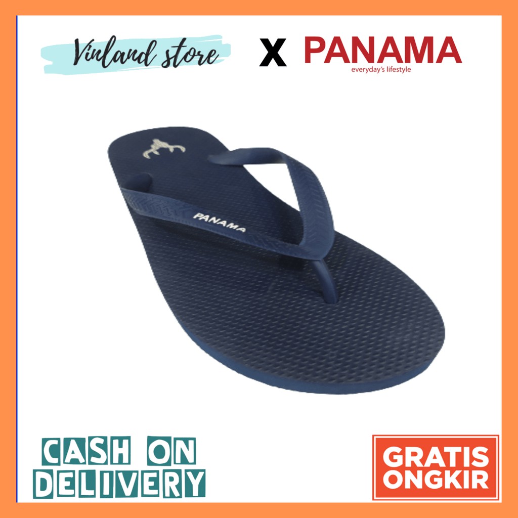 PANAMA SANDAL Basic Male Biru | Sandal Panama Pria Cowok
