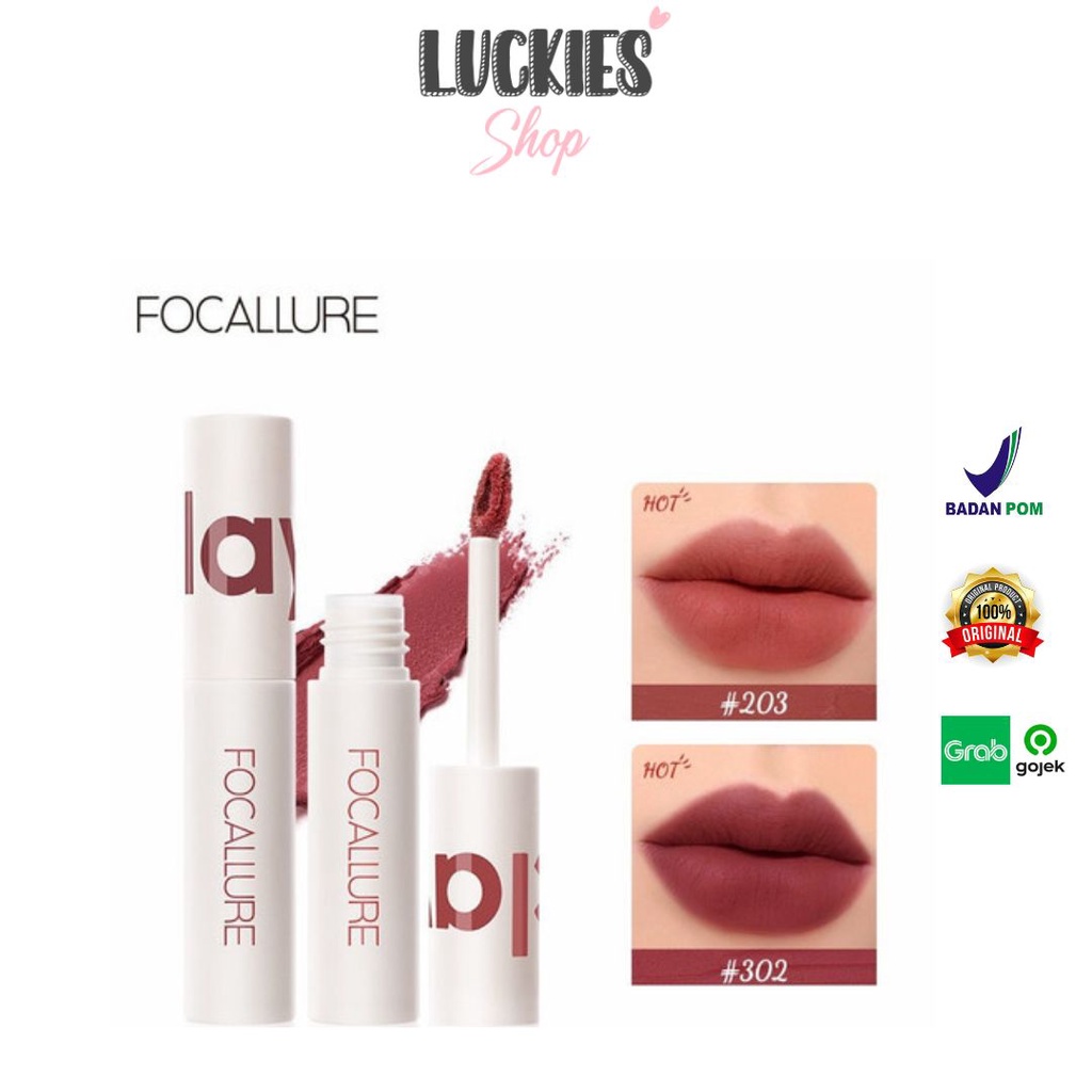 BPOM Focallure FA179 Liquid Lipstick Lipclay Lipmatte Lipcream Ture Matte Lip Clay