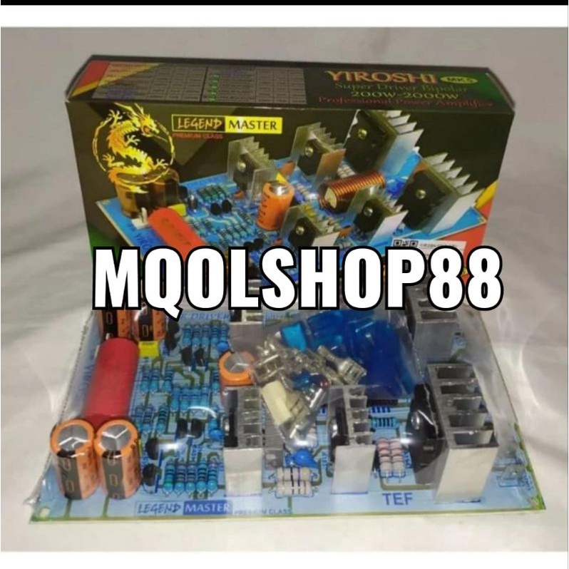 KIT Power AMPLIFIER 200-2000W Super Driver Yiroshi MK5 MONO ORIGINAL
