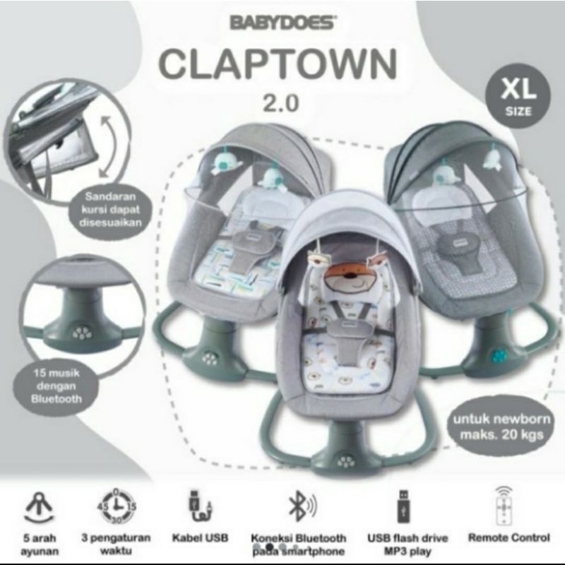Baby does bouncer electric Claptown size XL