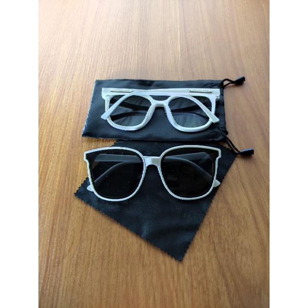 Kacamata Gen Monstr Dream Visit, Kacamata Hitam Gaya Korea Frame putih atau Hitam