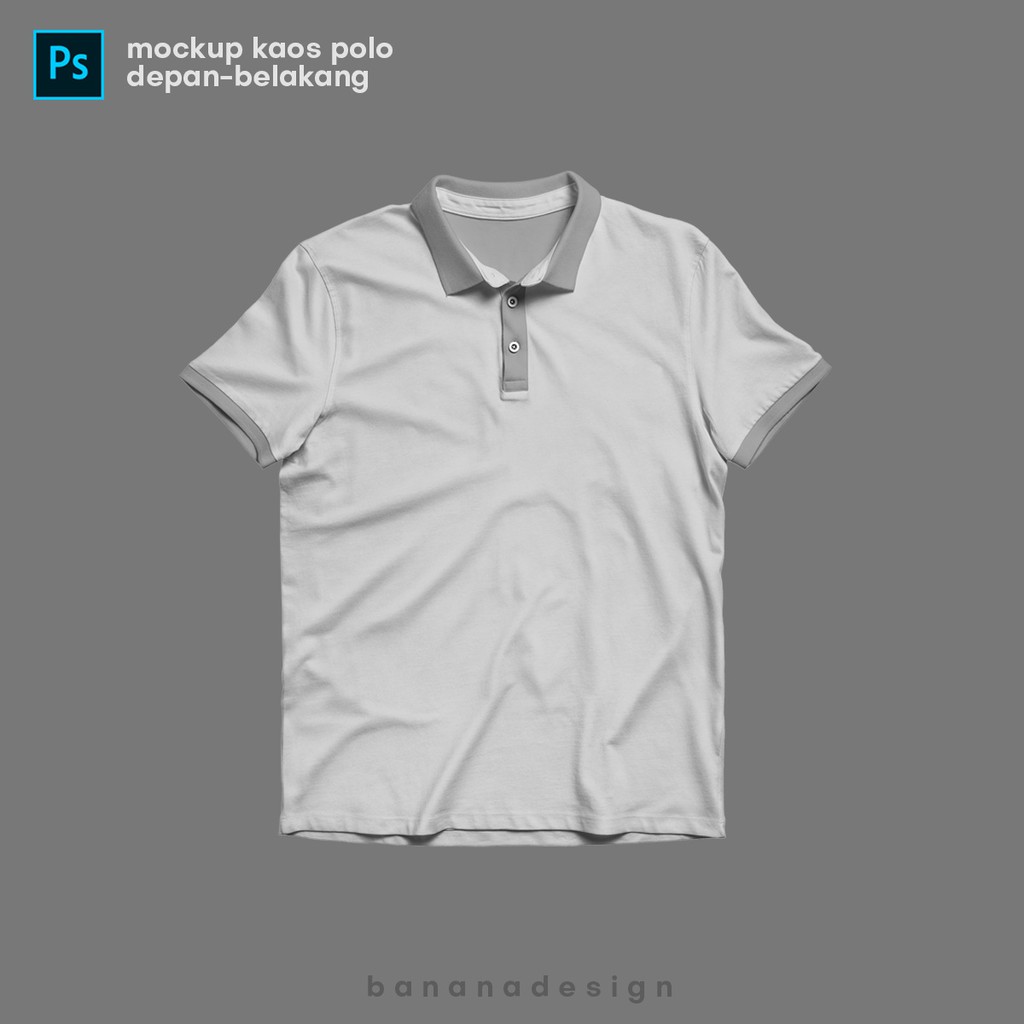 Mockup Kaos Polo Template PSD