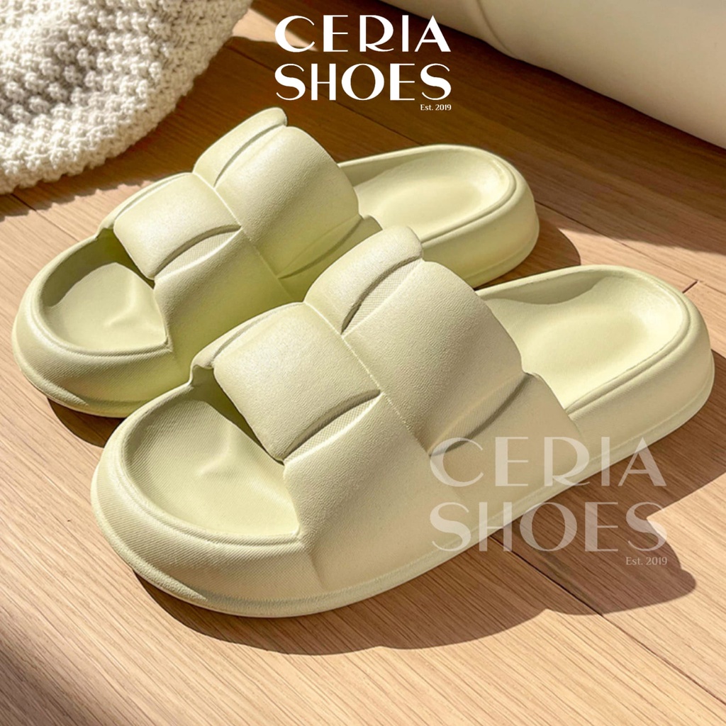 PVC Sandal Jelly Korean Import Jelly Soft Slipper Anti Slip Elastic Empuk