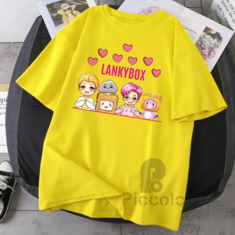 Best Seller Kaos Anak Dewasa Lanky Box Adam Justin Youtuber Terbaru/a love you