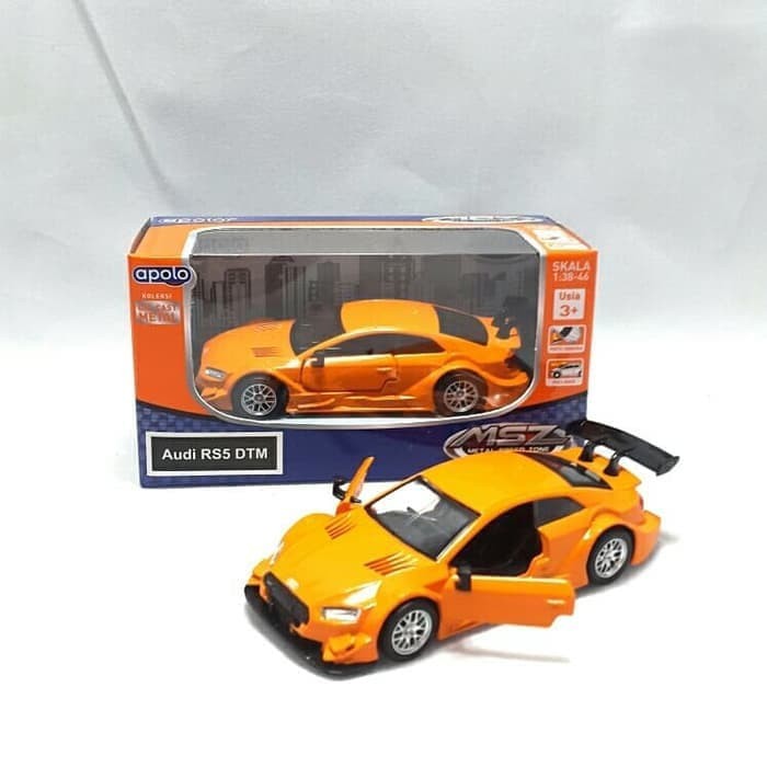 Mobil Diecast Apolo Mobil Audi RS5 DTM Apolo MSZ Orange