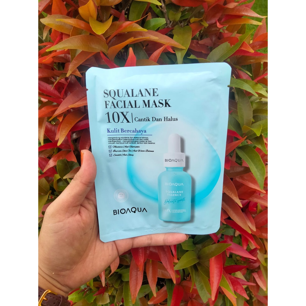 MASKER BIOAQUA SHEET MASK 10× essens BPOM