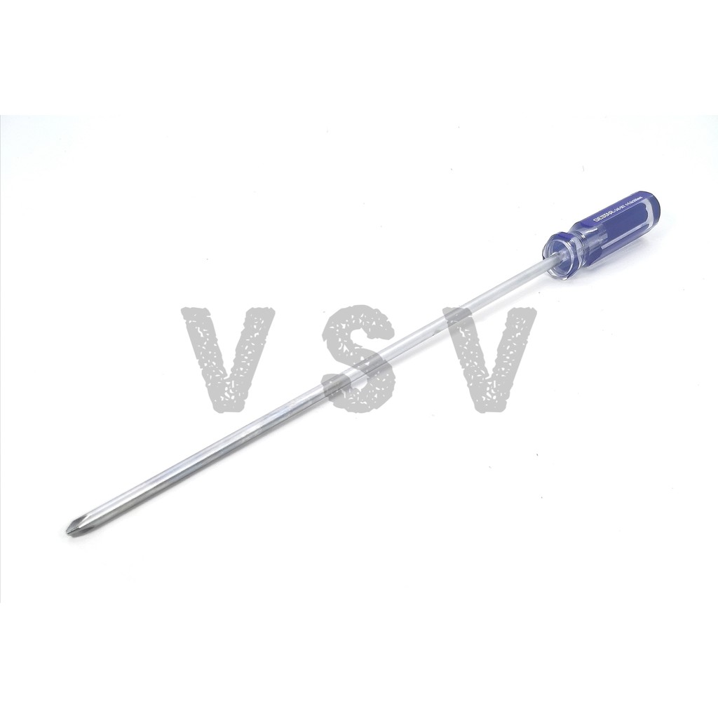 GESTAR Mechanical screwdriver (+)6x300mm Obeng crystal Obeng plus