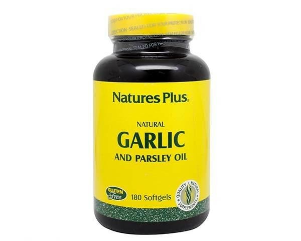 Nature's Plus Natural Garlic and Parsley Oil 180 Softgels