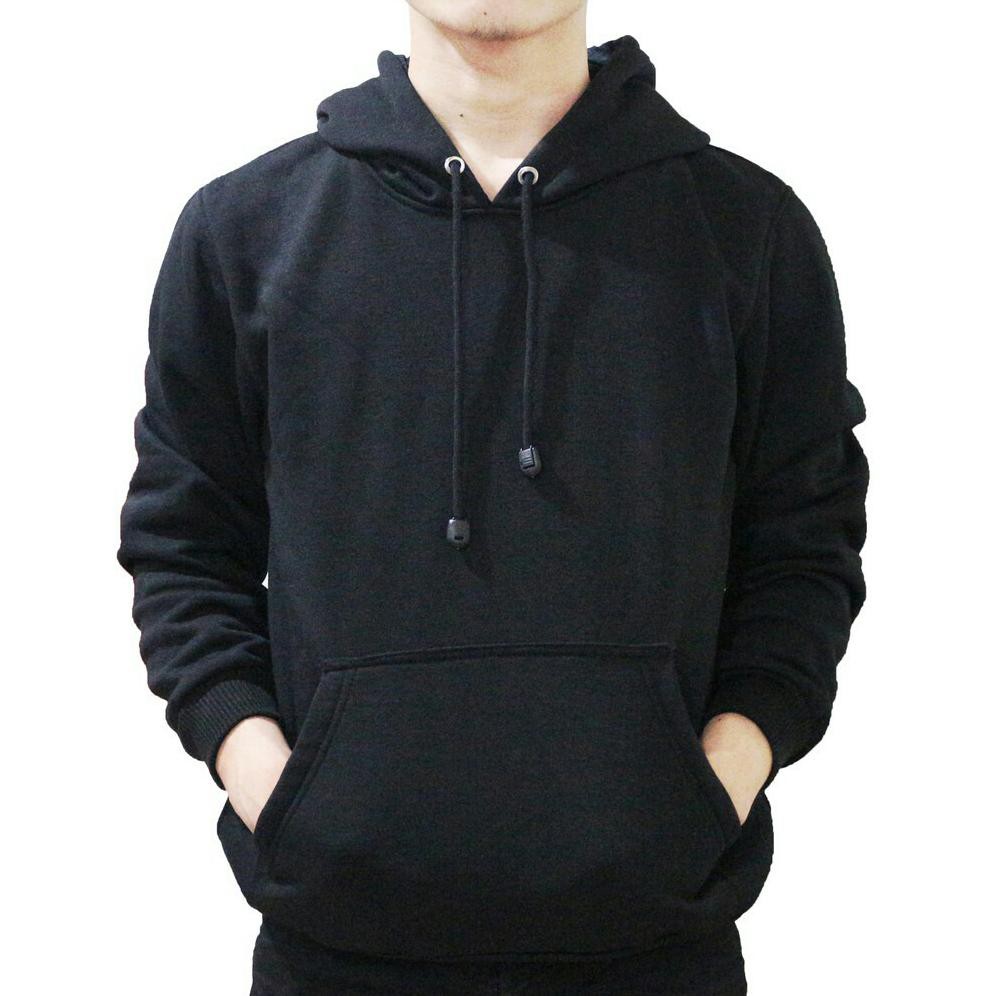 JAKET POLOS JUMPER M,L,XL,XXL HITAM PRIA WANITA POLOS BAPAK ANAK JEANS LEVIS