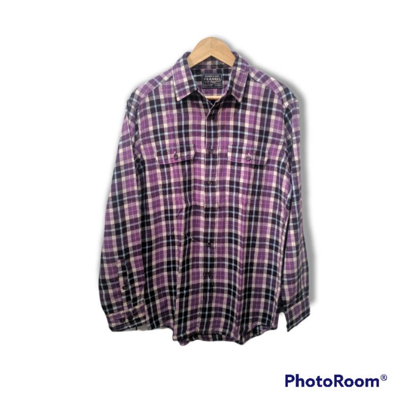 Kemeja Flanel (uniqlo) second original