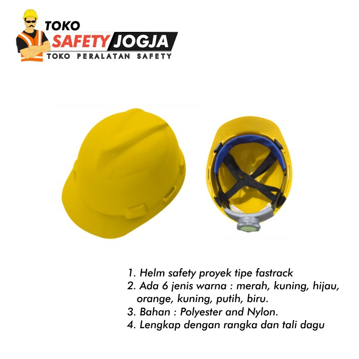 HELM PROYEK SAFETY V GUARD MERK ASA